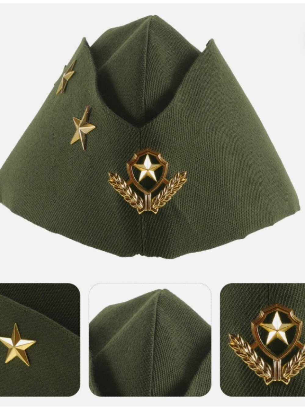 Army Sailor Hat Vintage Costume Navy Cap Stewardess Boat Women's Man